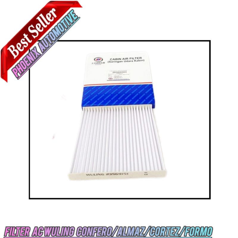 ☑️ FILTER AC/SARINGAN AC WULING CONFERO/ALMAZ/CORTEZ/FORMO 23569151