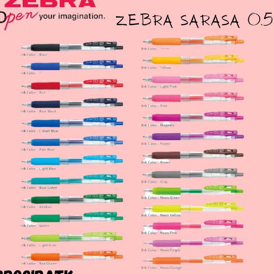 

Zebra Sa Clip Gel Pen 5 mm Pulpen 5mm