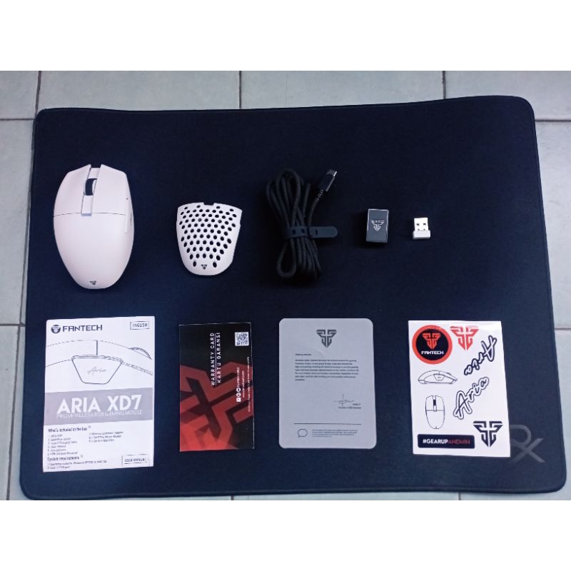 Fantech Aria XD7 Wireless Mouse - White Edition Not XD3 V3 XD5 Helios 2 Daxa Daiva Ajazz MM712 MM731