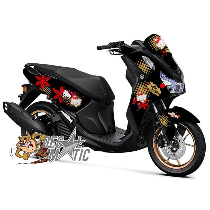 Decal Lexi 155 Full Body Stiker Full Body Motor Yamaha Lexi LX 155 New - Hello kitty 5