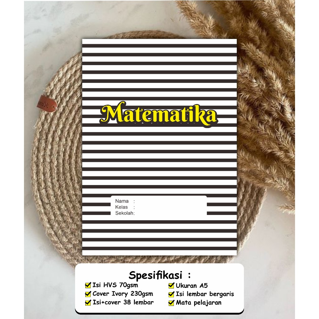 

BUKU TULIS MATA PELAJARAN | BUKU TULIS CUSTOM