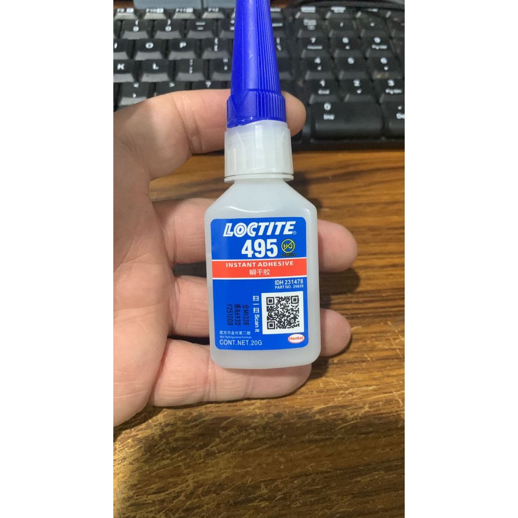 

LOCTITE 495 Lem Super Glue Serbaguna Cairan Super Perekat Kuat 20gr