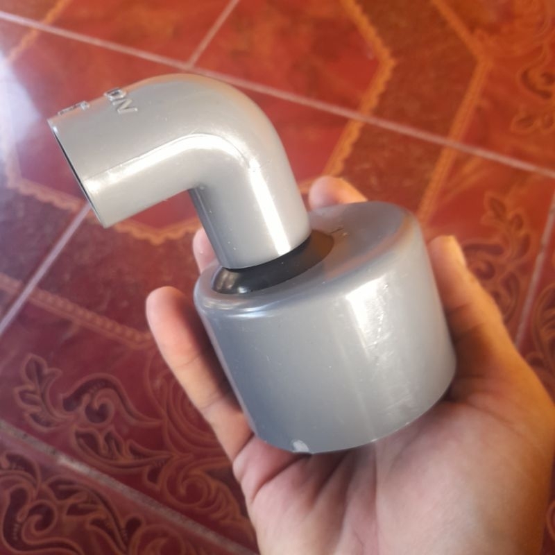 Tutup Pipa / Dop PVC 2 inch output ½ inch