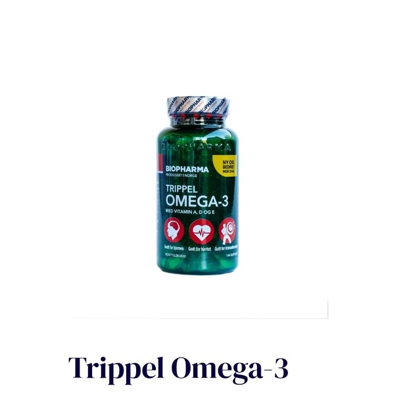 Trippel omega 3 biopharma salmon oil