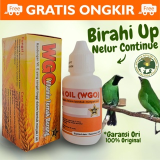 WGO Asli Vitamin Suplemen Obat Ternak Burung Cucak Ijo Kenari WGO Wheat Germ Oil