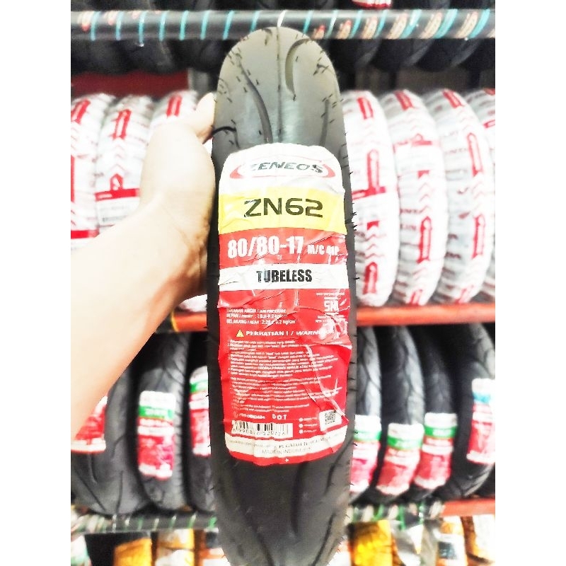 BAN RING 17 ZENEOS ZN 62 BAN TUBLES 80/80-17 ZENEOS ZN 62
