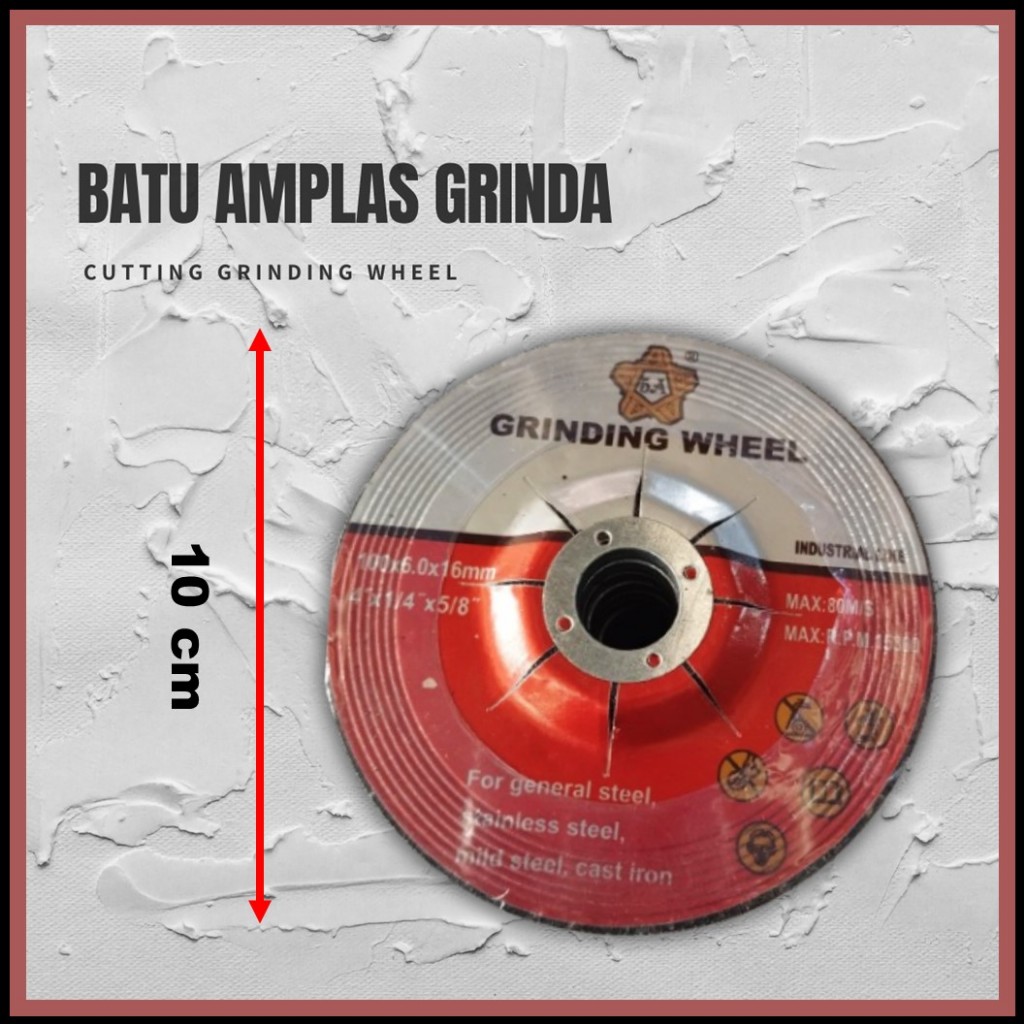 Batu Amplas Gerinda / Batu Gerinda Poles Potong / Cutting Grinding Wheel Amplas Besi