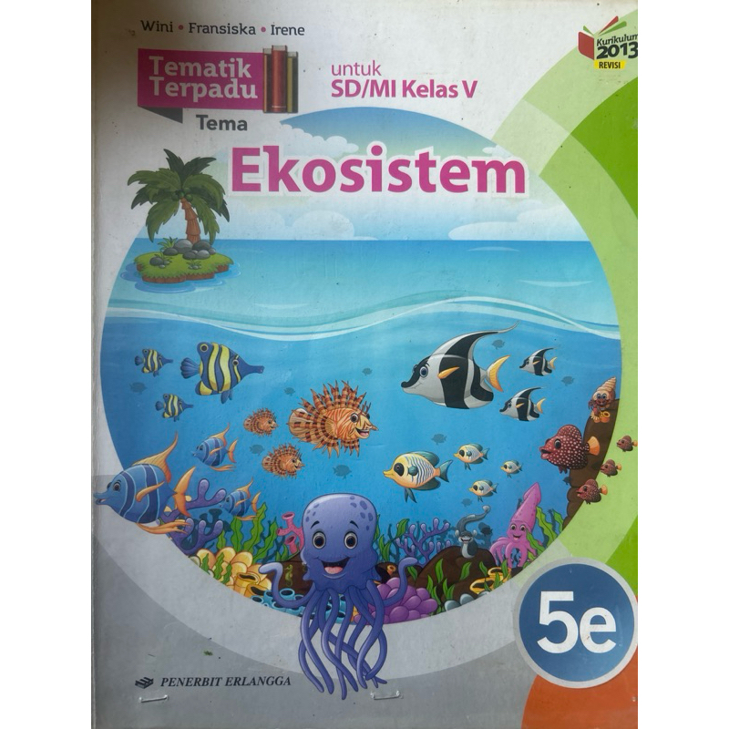 Buku paket Tematik kelas 5e bekas murah