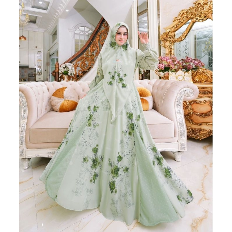 New Models Rayana Series Original By Allawiyah / Gamis Terbaru / Gamis Syar'i Premium / Gamis Cantik