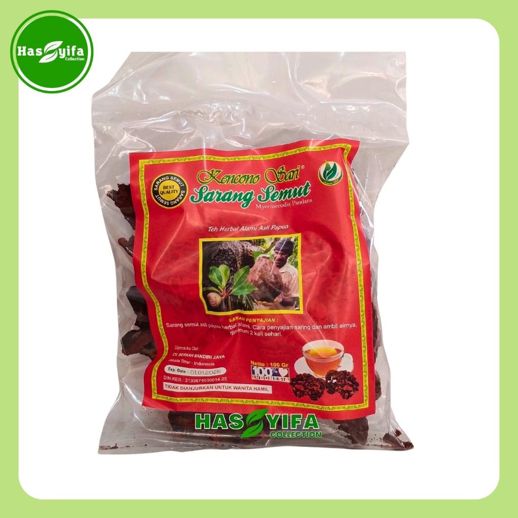 

Sarang Semut Papua Kencono Kemasan Curah 100gram