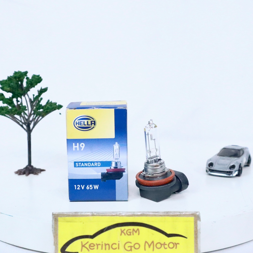 Hella H9 12 Volt 65 Watt 8GH 178 555 163 Bohlam Halogen Mobil Lampu Foglamp Kabut Original