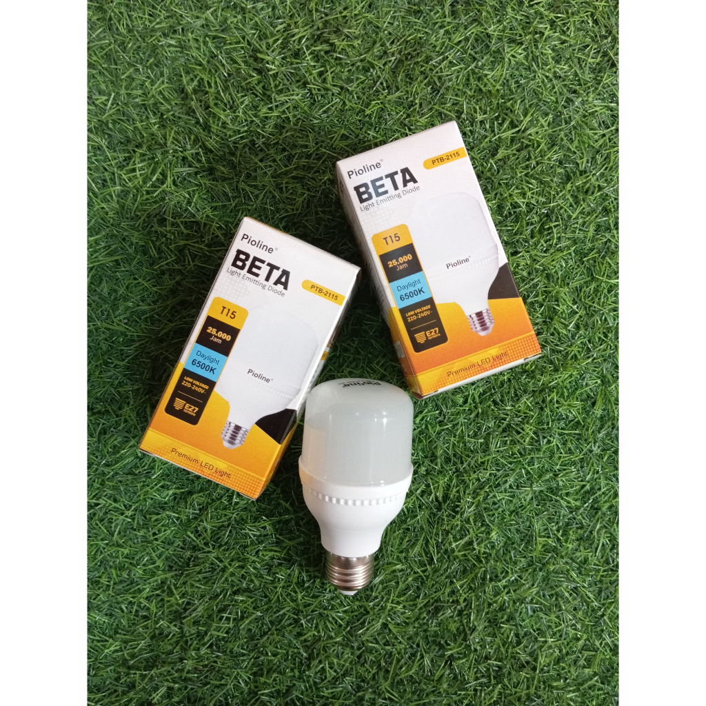 PAKET LAMPU LED PIOLINE 15 WATT (100 rb dapat 20 Lampu LED T15)
