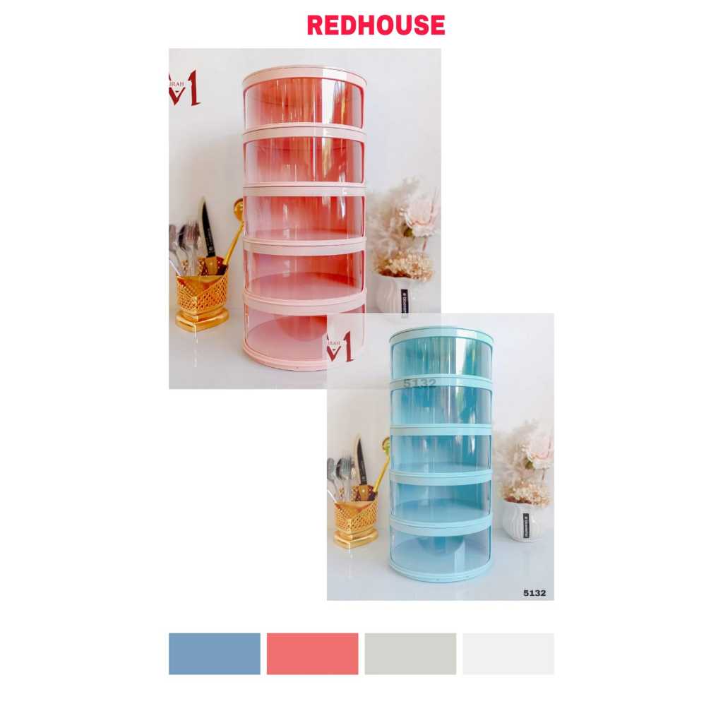 RAK SUSUN RAK PENYIMPANAN MAKANAN REDHOUSE 5 TINGKAT ( 5132 )