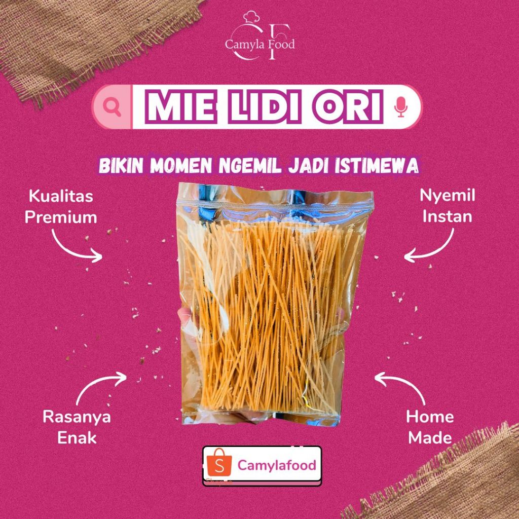

Mie Lidi Original 100 gr - Mie Lidi Camylafood