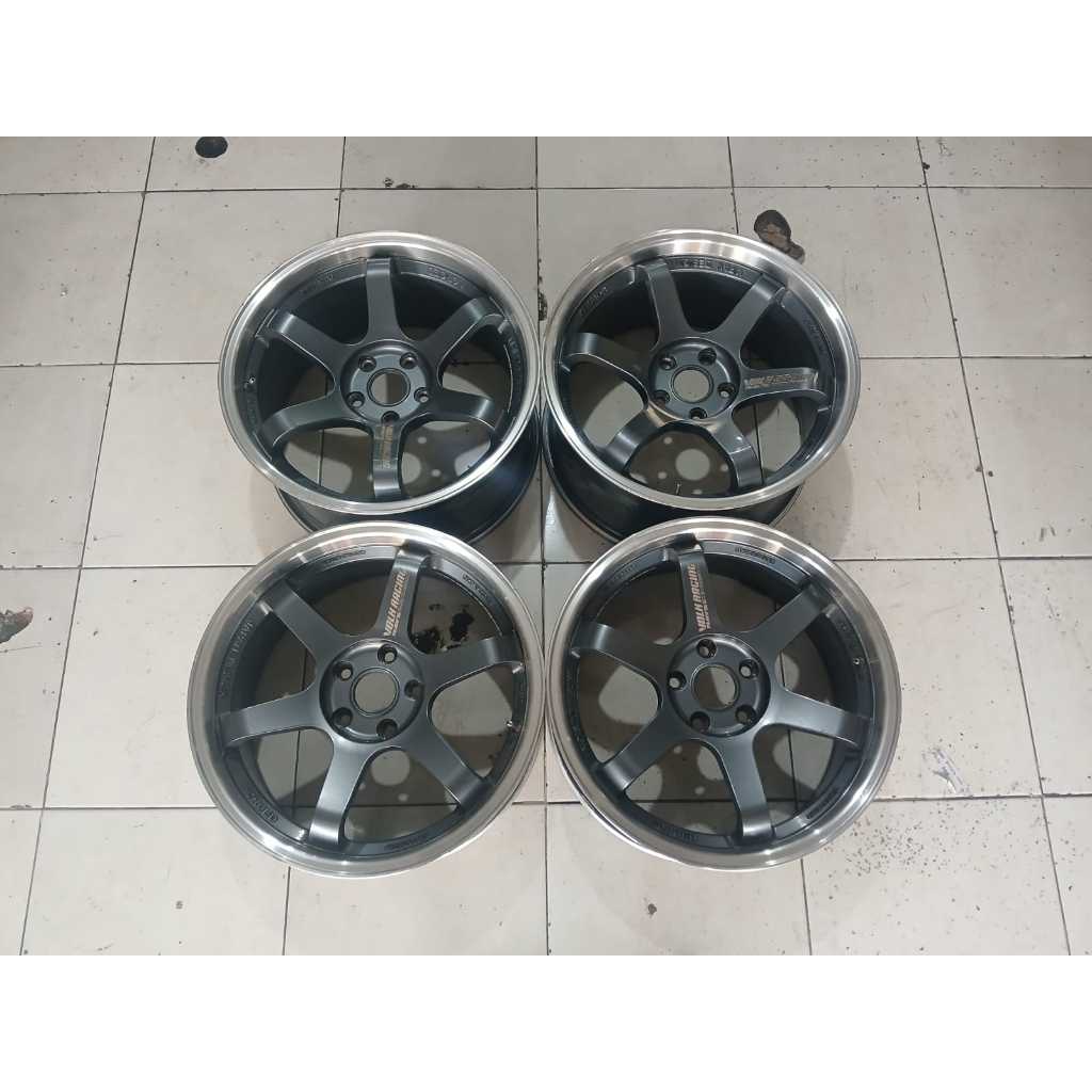 VELG SEKEN TE37 RING18 LEBAR 8/9 H5X114 ET38/35 INNOVA CAMRY CIVIC HRV