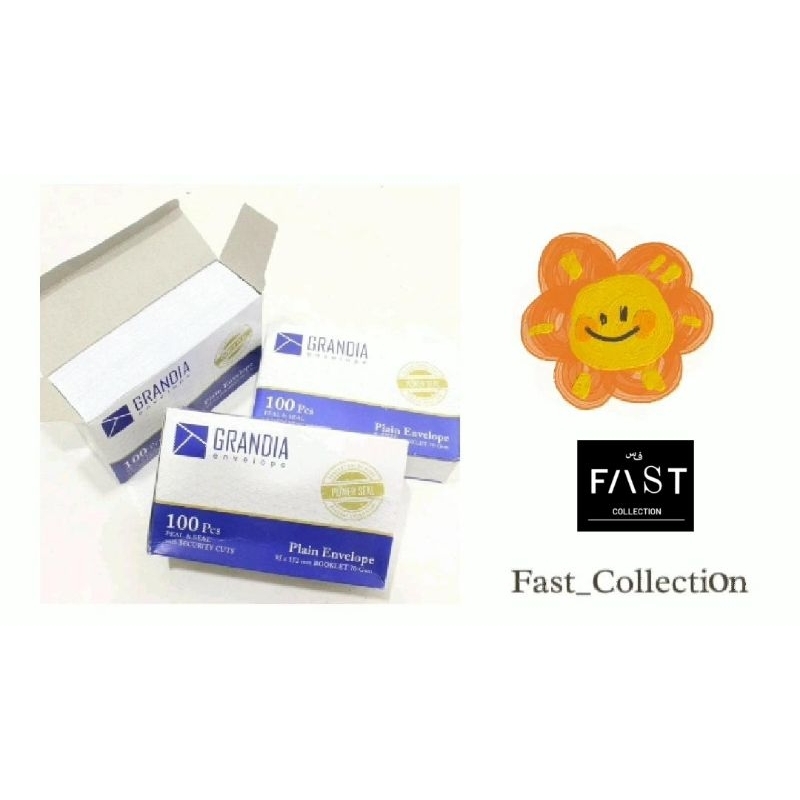 

Amplop Putih 95×152mm BUKLET 70 Gsm.(100 lembar)