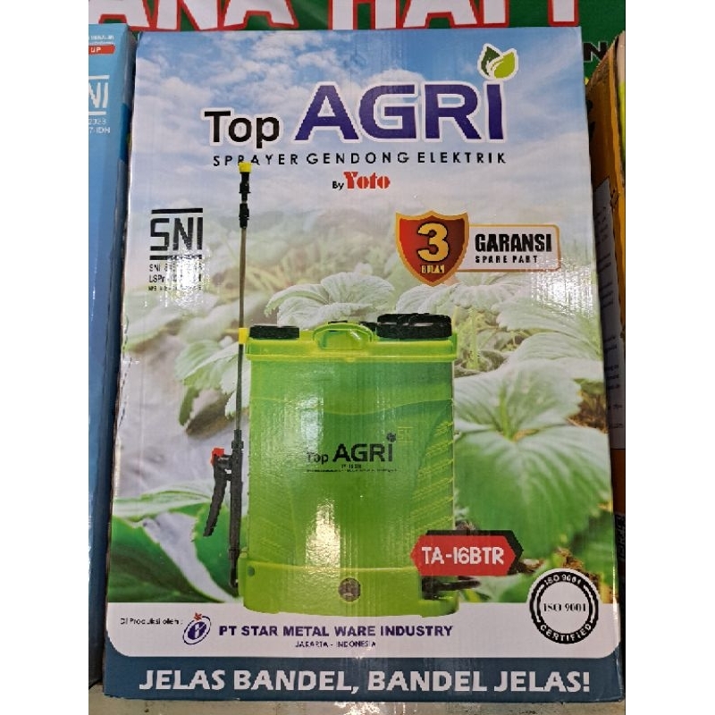 TANGKI SPRAYER ELEKTRIK TOP AGRI 16 LTR