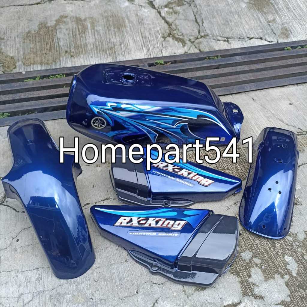 PAKET BODY RX KING TANGKI RX KING MOONLIGHT BLUE SET SPAKBOR