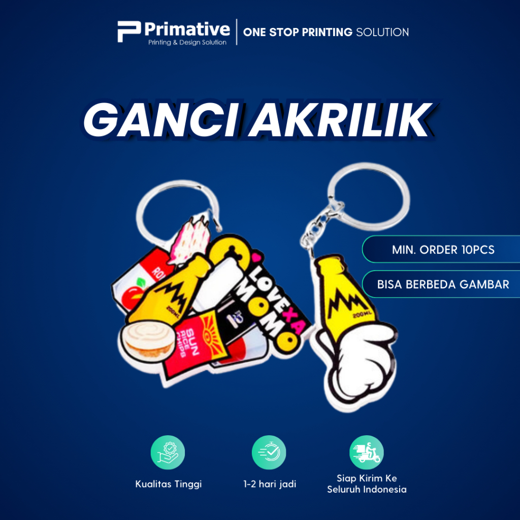 Custom Gantungan Kunci Akrilik Custom Ganci / Keychain Custom / Ganci Custom / Keychain Akrilik