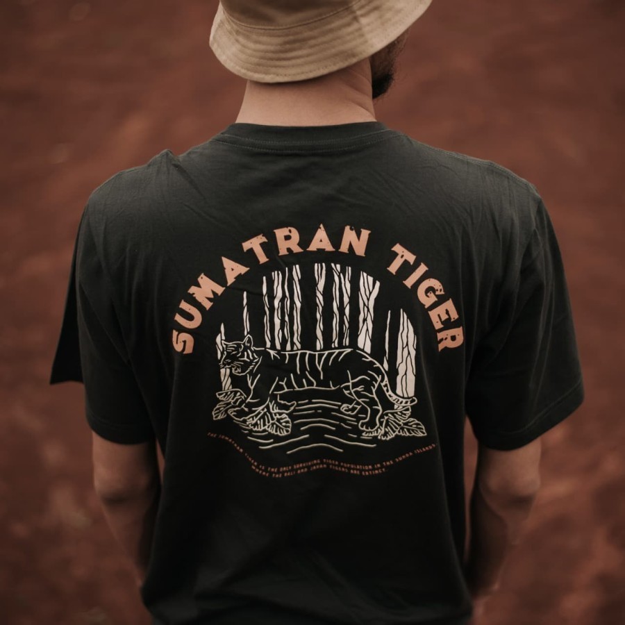T-shirt Ammossi Sumatran Tiger - Dark Grey