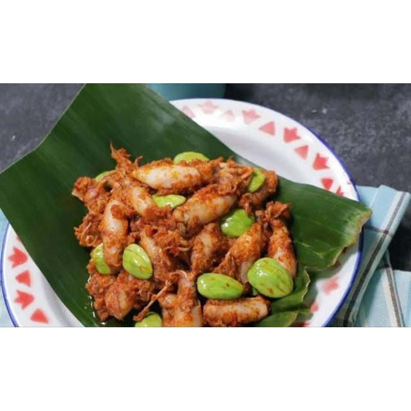 

Sambal Cumi pete