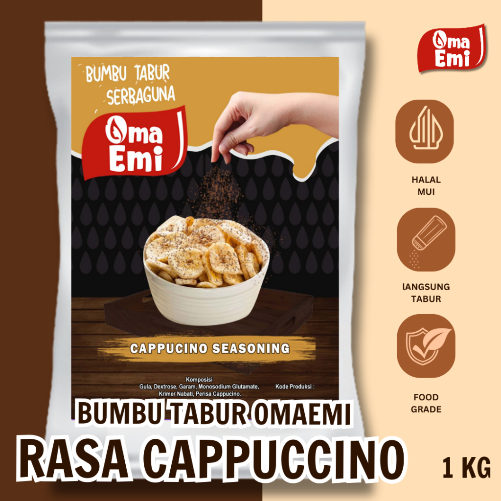 

BUMBU TABUR CAPUCHINO / CAPPUCINO SEASONING 1 KG