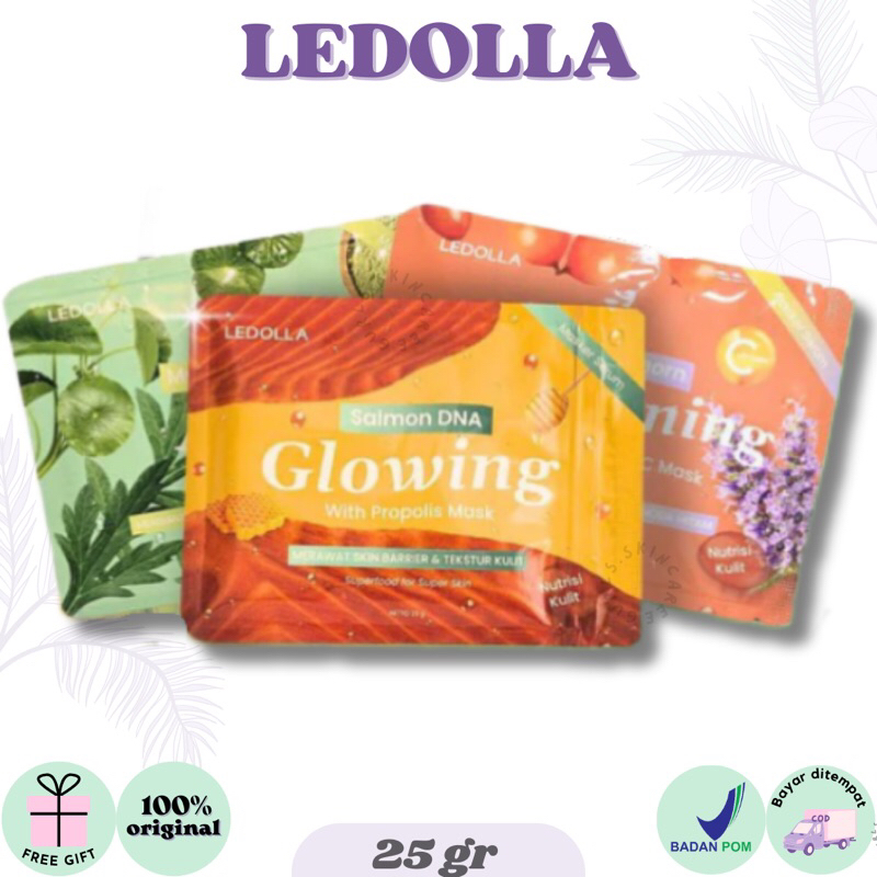 (SALE NEAR ED) LEDOLLA Masker Serum ( Acne / Brightening / Glowing) 25gr