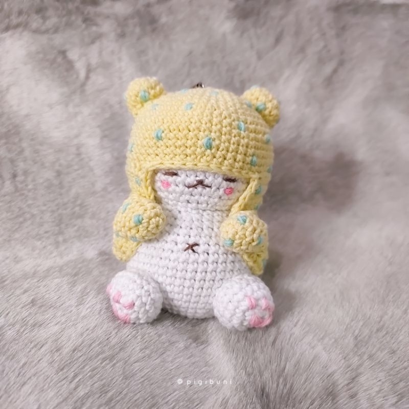 Boneka rajut amigurumi Marumofubiyori