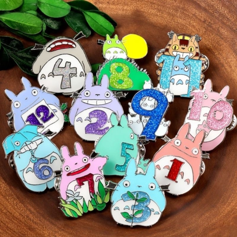 Studio Ghibli Totoro Birthday Pins Brooch Official Japan