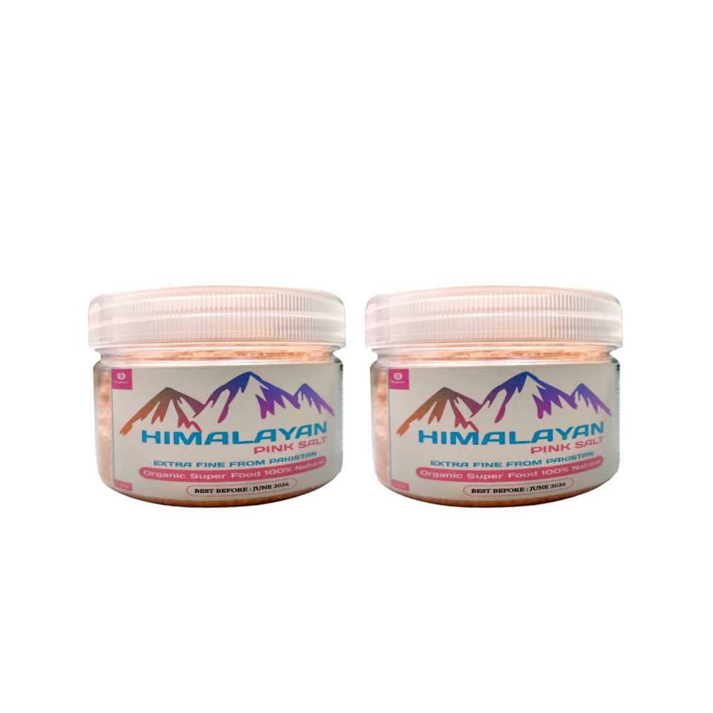 

Garam Himalaya Pink Premium Organic NON GMO 250gram/Himalayan Pink Salt