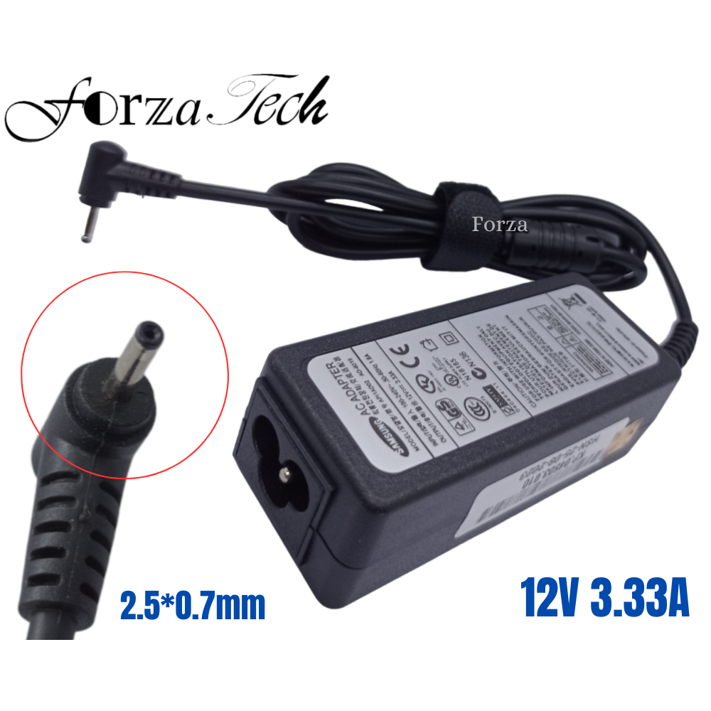 ORIGINAL AC ADAPTER SAMSUNG ATIV Smart PC Pro 700T 700T1C 500T 12V 3.33A (2.5*0.7mm) 40W NEW