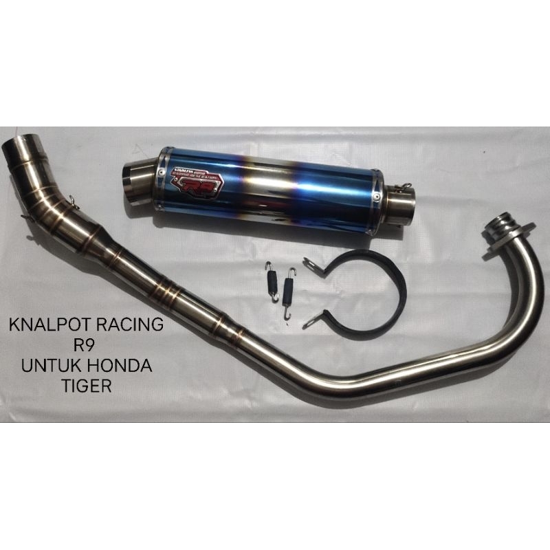 KNALPOT RACING R9 TIGER ASLI ORIGINAL R9