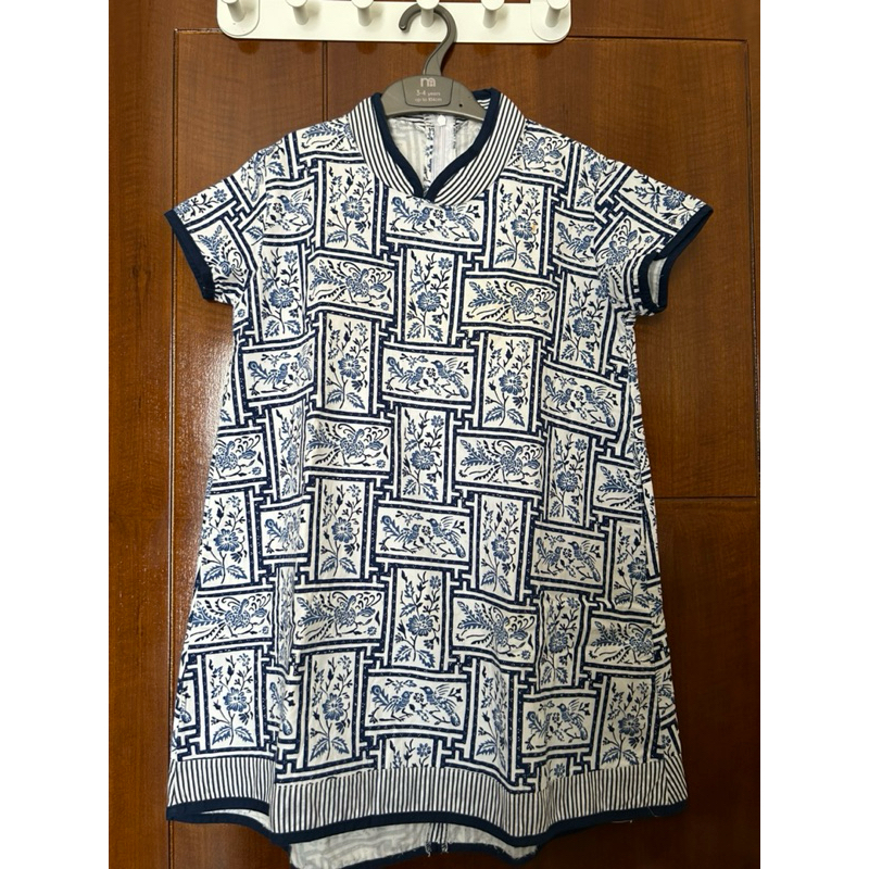 Dress Batik anak | baju imlek cheongsam anak Lewis & Emma size 7-8th