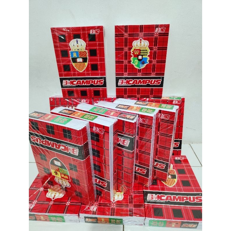 

(10pcs) Buku tulis BM CAMPUS besar panjang isi 36 lembar