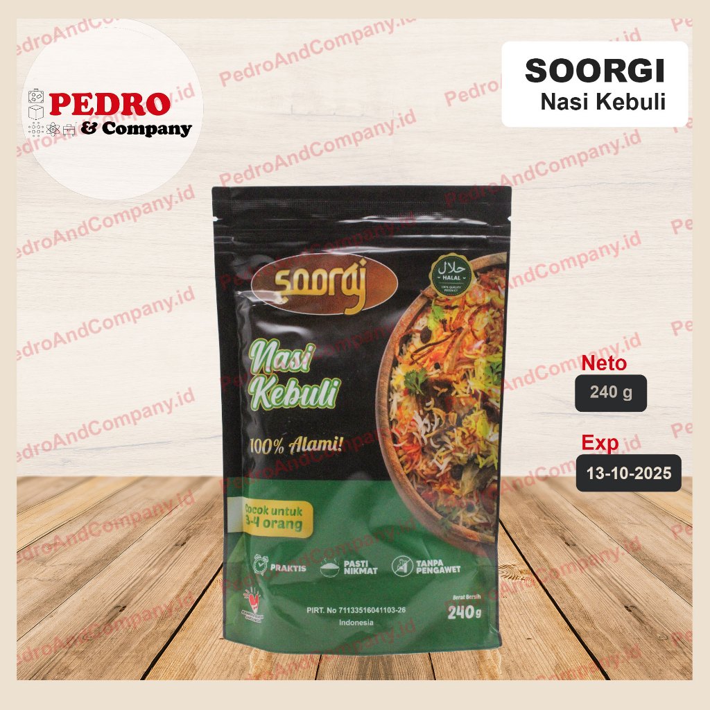 

Soorgi nasi kebuli + bumbu alami 240 gram