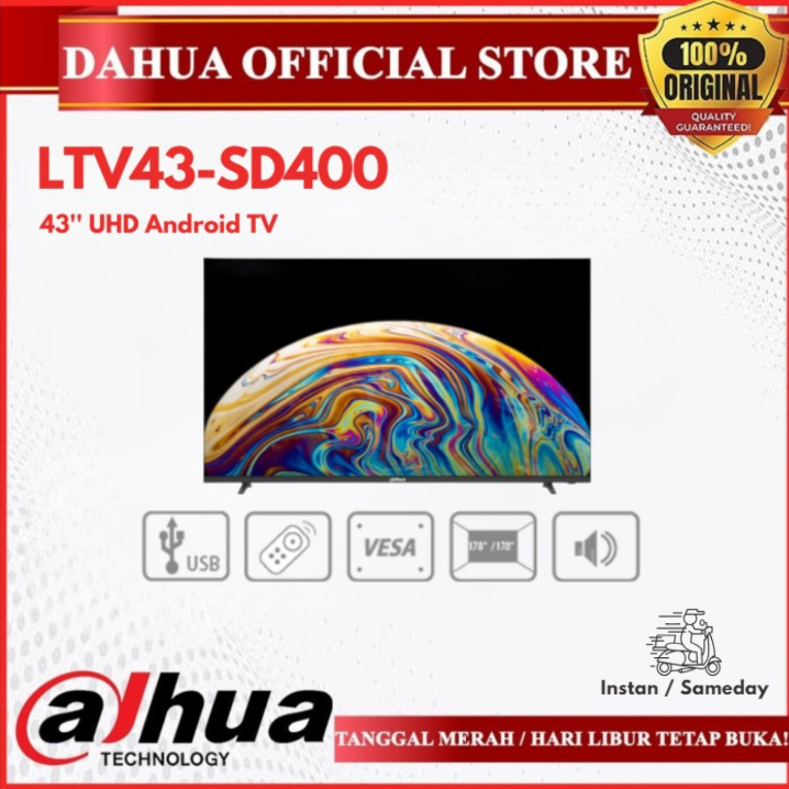 Smart TV 43inch Dahua Smart TV SD400 UHD 4K Android TV 11 Monitor