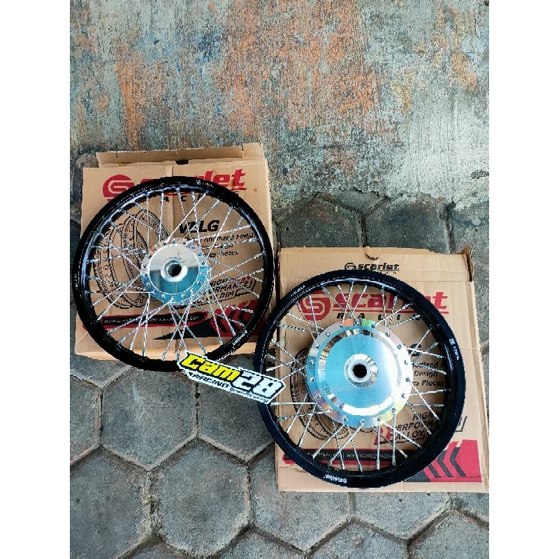 Velg jari jari pcx 150 160 nmax aerox beat scoopy mio ring 16 hitam