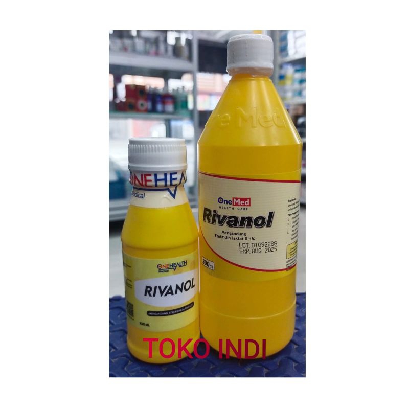 Rivanol Medika / Rivanol 100ml / Rivanol 300ml / Pengompres Luka / Antiseptik