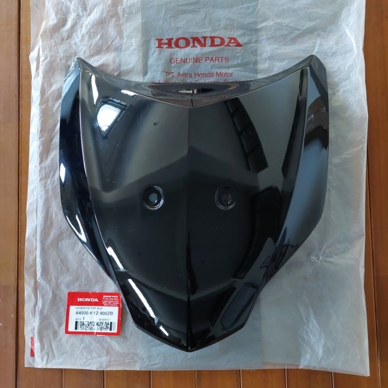 Cover Tameng Panel Depan Hitam Supra X 125 Helm In Original 64500KYZ900ZB