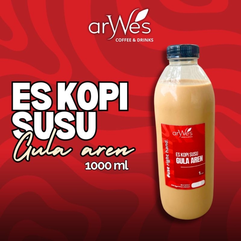 

[Arwes] Es Kopi Susu Gula Aren 1 Liter 1L