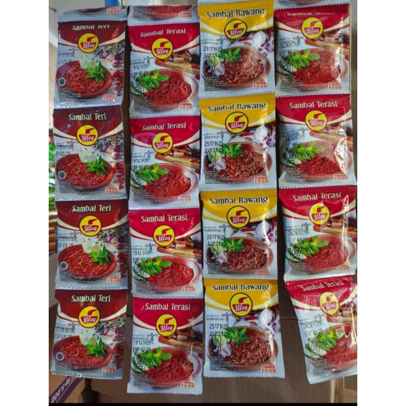 

Sambel Fina siap makan // 20 grm 1 pack isi 10