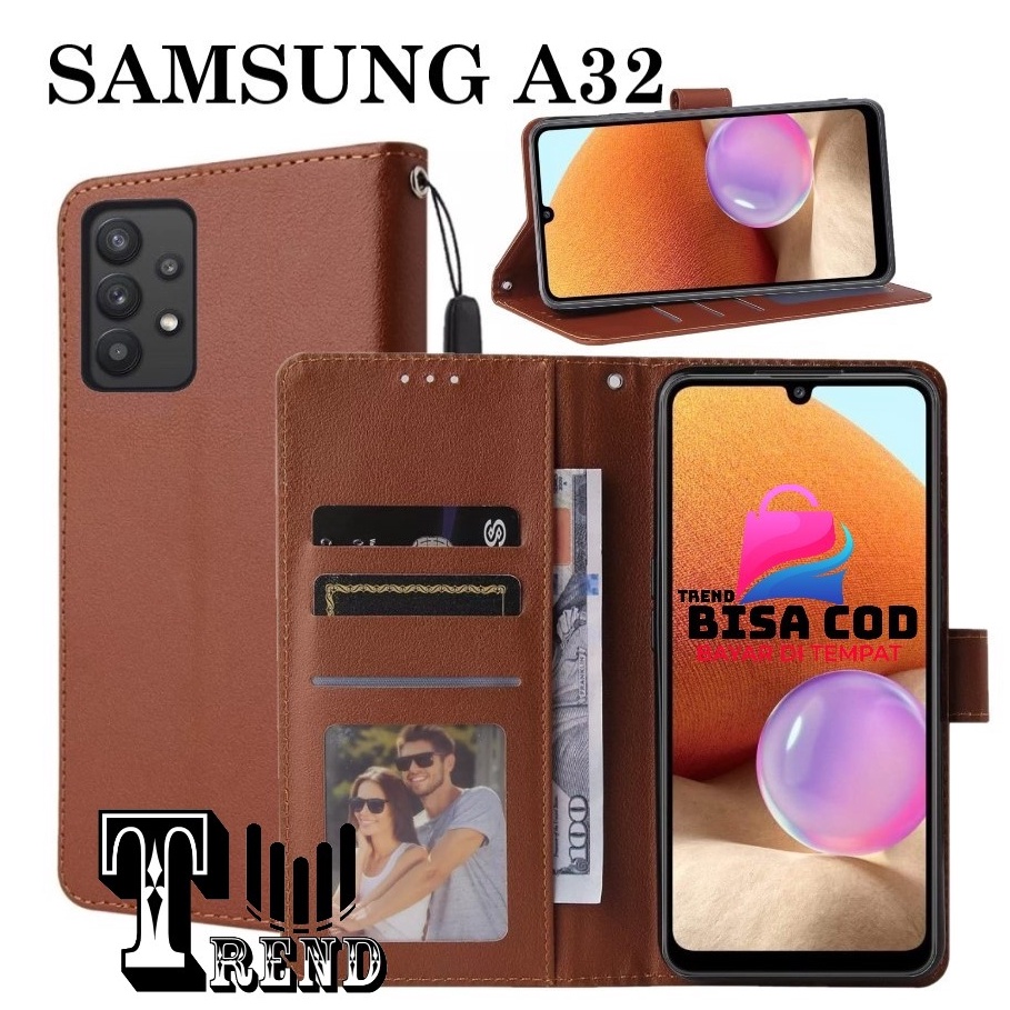 FLIP COVER SAMSUNG A32 LEATHER CASE FLIP SAMSUNG A32 mjt