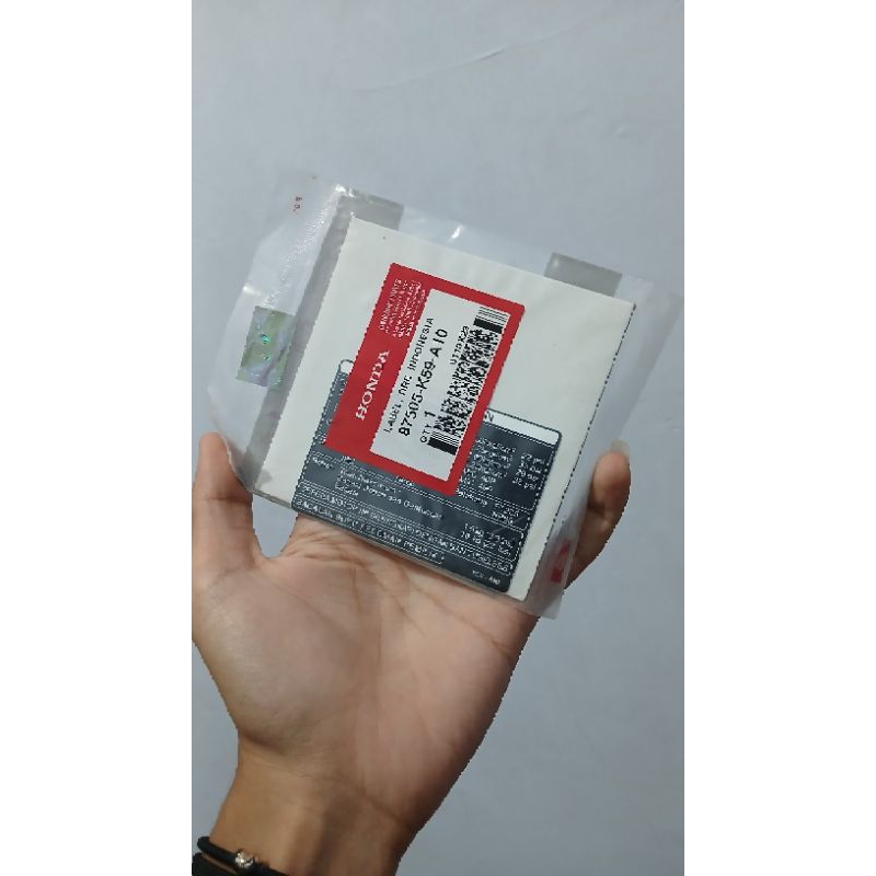 Sticker Dashboard Vario 125 Led New