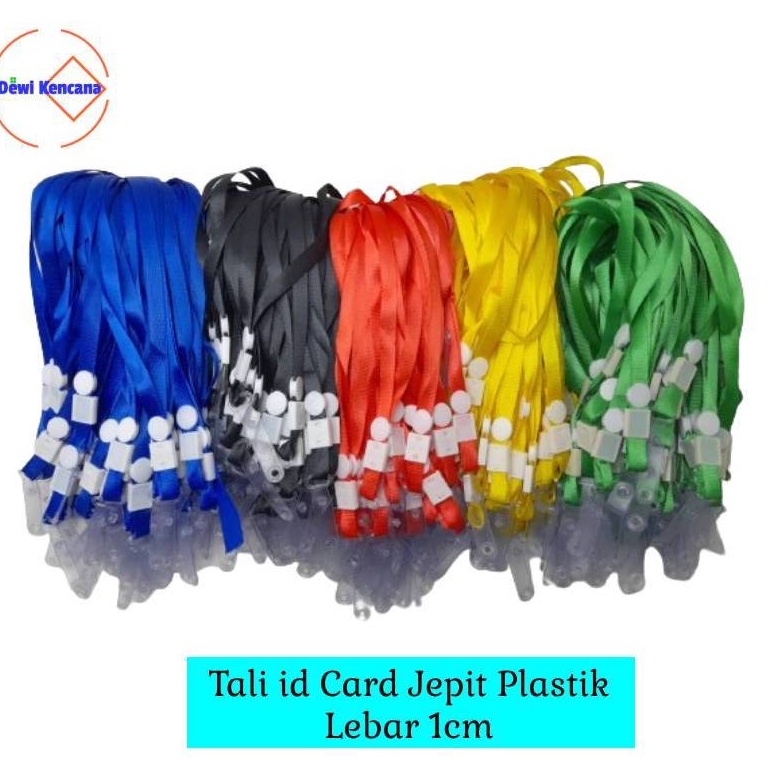 

KODE Q85A Tali ID Card jepit plastik 1 Ball 1pcs Tali ID Jepit Plastik 1 cm