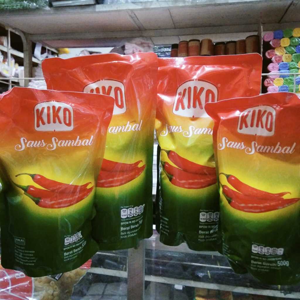 

Kiko Saus Sambal 500 gram / kiko saos sambel / Saos sambal