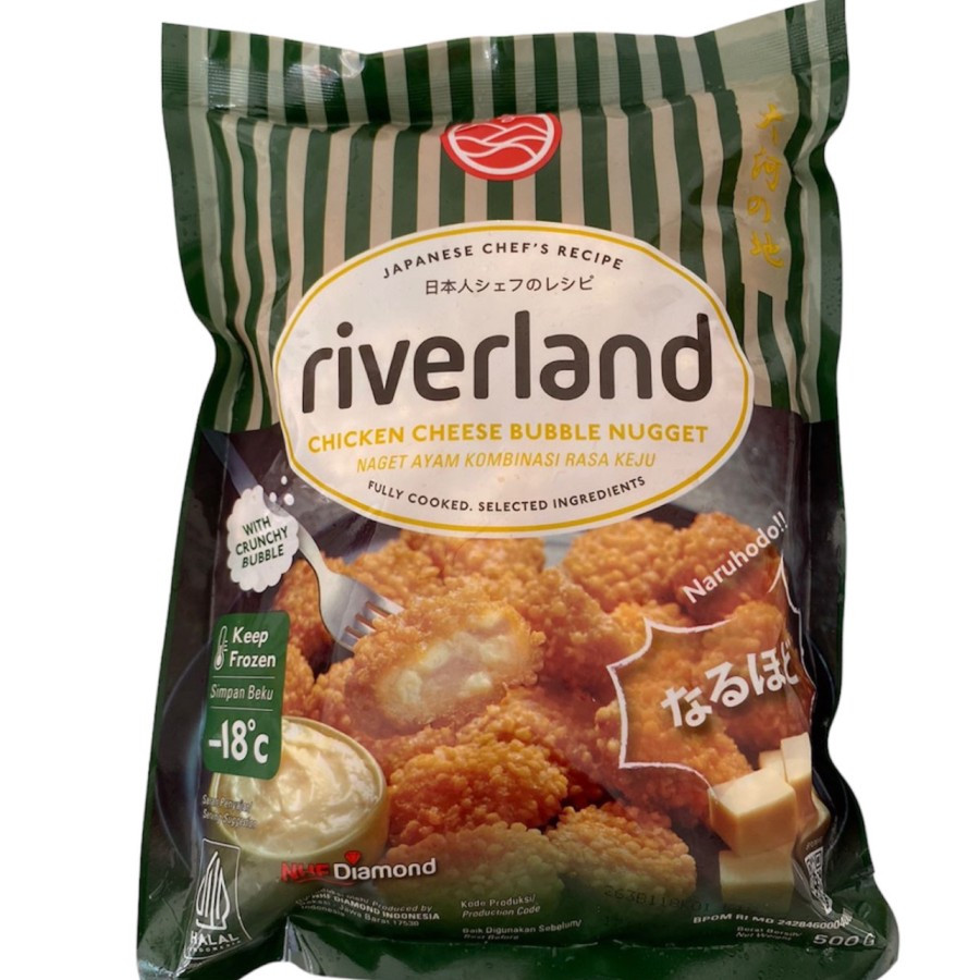 

Riverland Chicken Cheese Bubble Nugget 500gr