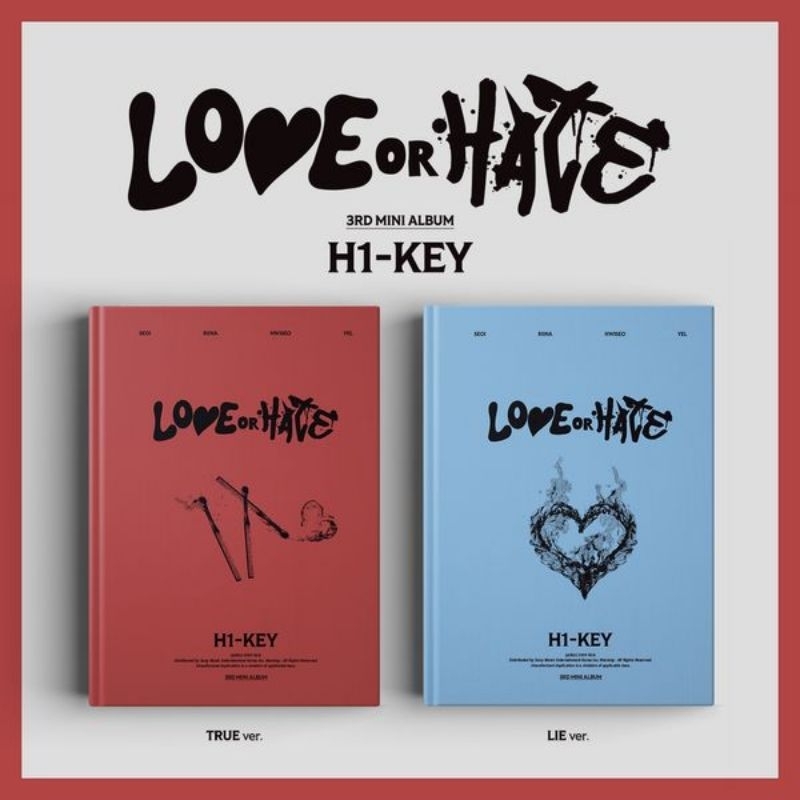 [PO] H1-KEY - 3rd Mini Album [LOVE or HATE] / ALBUM H1 KEY LOVE OR HATE