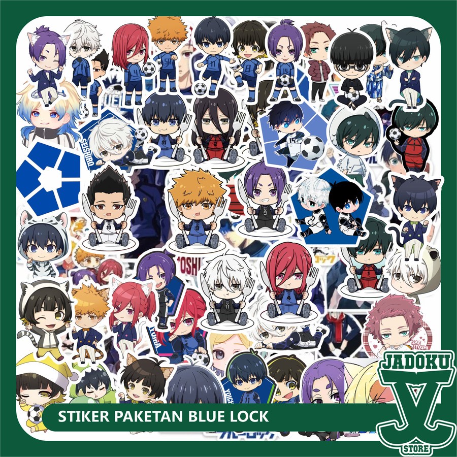 

Sticker Stiker Anime Blue Lock Paketan