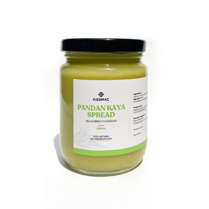 

Kiesmac Pandan Kaya Spread | Selai Srikaya Pandan Homemade | Selai Roti Santan – 250ml
