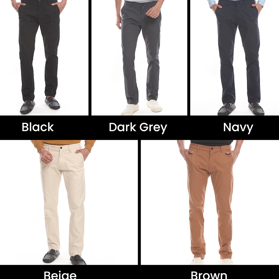 Manzone Celana Panjang Pria Roku Colour Series